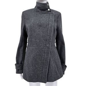 Rachel Roy Wool Blend Jacket Blazer Gray S